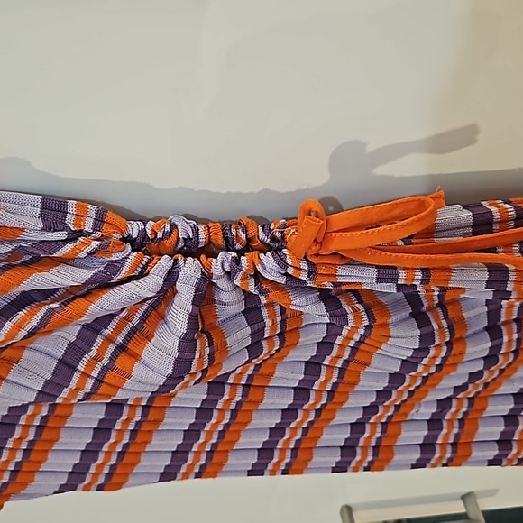 Zara Purple and Orange Knit Dress - Picture 4 of 16